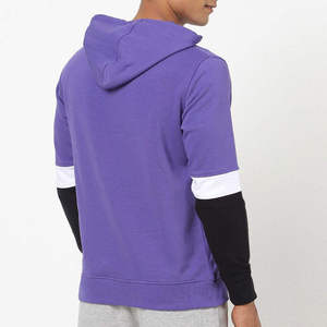 Sweat à capuche décontracté pour homme, style streetwear, 100 % coton molletonné respirant, avec logo personnalisé imprimé en sérigraphie sur le devant - Product Image 4