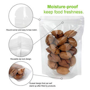 Bolsas de plástico resellables con cierre zip y asa para ropa, con impresión personalizada del logotipo, para empaque de prendas. - Product Image 2