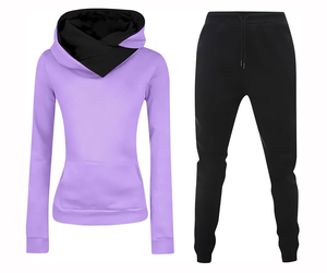 Conjunto deportivo <span class=keywords><strong>de</strong></span> mujer con cremallera al por mayor, personalizable con logotipo, para <span class=keywords><strong>venta</strong></span> en línea a precio económico. - Product Image 4