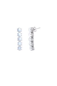 Moonstone <b>Necklace</b> <b>Set</b> in 92.5 Sterling <b>Silver</b> KLSS-40170 - Product Image 2