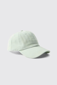 Unisex Light Green 6-Panel Cotton Baseball <b>Cap</b> Fitted Casual Solid Color Adult Hat Four Seasons Wear - Product Image 3
