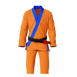 Men Karate Uniform Premium Karate Training Gi Traditional Martial Arts Practice Suit Reinforced Stitching Comfortable <b>Athletic</b> - Product Image 2