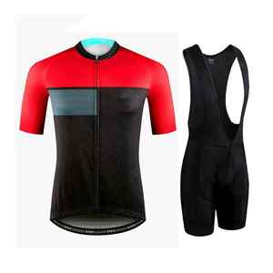 ชุดเสื้อจักรยานแบบกำหนดเองของ Solid Traders ระบายอากาศได้ดี กันลม ป้องกันแบคทีเรีย ขนาดผู้ใหญ่ แขนสั้น ชุดกีฬา - Product Image 2