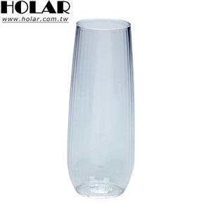 [Holar] Vasos de Champán de Plástico Acrílico de Grado Comercial, Resistentes a los Golpes, de 8 oz, Fabricados en Taiwán, para Bares, Restaurantes y Fiestas - Product Image 1