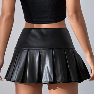 Jupes en cuir pour femmes, tendance et élégantes, prix d'usine, en promotion - Product Image 4