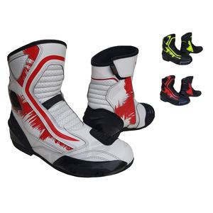 Botas Deportivas de Tobillo de Cuero Genuino Premium, Calzado de Motocicleta de Verano Cómodo y Duradero - Product Image 1
