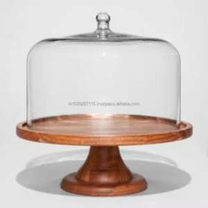 Présentoir à gâteaux en bois attrayant pour les événements nuptiaux à thème rustique douches de bébé et arrangements de desserts de mariage - Product Image 2