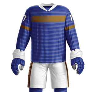Custom Manufacture High Quality Wholesale Ice Hockey Uniform Sets New Sublimation Printed 100% Polyester Quick Dry Sets - Product Image 4