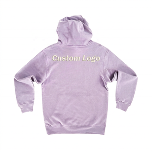 Sweat-shirt à capuche unisexe brodé avec logo personnalisé, coupe classique, imprimé lettres au dos, style décontracté, vente en gros, usine de vêtements - Product Image 1