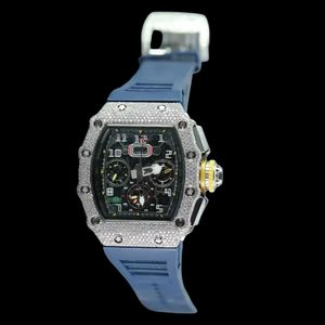 Premium Quality Bling Moissanite <b>Diamond</b> <b>Watch</b> for Men Hip Hop Style Wristwatch with Brilliant Stones Available For Sale - Product Image 1