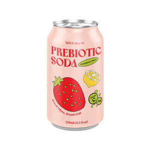 Bebida Carbonatada con Prebióticos de 330 ml, Jugo con Gas de Fresa, Limón, Naranja y Lima, Muestra Gratis, Diseño OEM Disponible, Venta al Por Mayor - Product Image 2