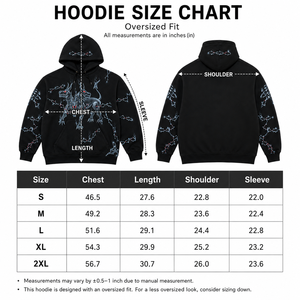 Sudadera con Capucha Unisex Negra Jet, Oversize, con Gráfico de Tres Perros, Forro Polar Grueso, Moda Urbana Personalizada, Servicios OEM - Product Image 6