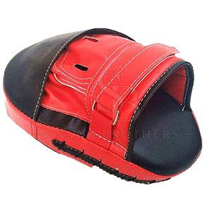 Martial Arts Boxing <b>Focus</b> <b>Pads</b> Curved Punch Target Mitts Foam Cushioned Grip Strap Secure Fit Training Sports Gear - Product Image 4
