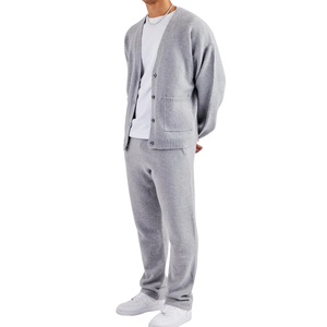 Suéter Cárdigan de Invierno para Hombre de Primera Calidad, Tejido con Botones, Casual, Manga Larga, Ligero, Suave, Lana Viscosa, Transpirable, Antiencogimiento - Product Image 4