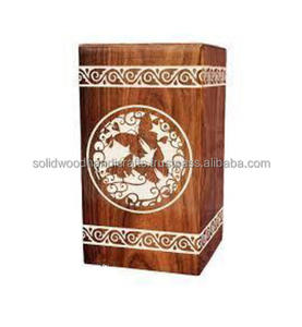 Urnes funéraires en bois pour adultes Urnes funéraires Urnes funéraires Taille personnalisée Fournitures funéraires - Product Image 1