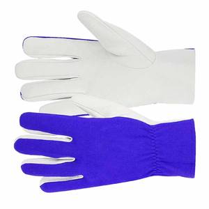 Guantes de Trabajo de Cuero de Cabra, Resistentes a la Abrasión, Protección para las Manos, Resistentes al Calor, para Construcción y Jardinería - Product Image 3
