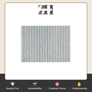 Tapis Fuzzio en polyester tissé à la main, tapis contemporain texturé et moelleux, tapis de sol doux et durable pour la décoration du salon - Product Image 6