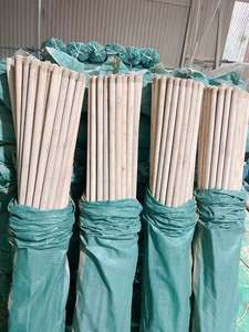 Manche de balai en bois naturel rond pour balai et serpillière, fabriqué au Vietnam - Product Image 6