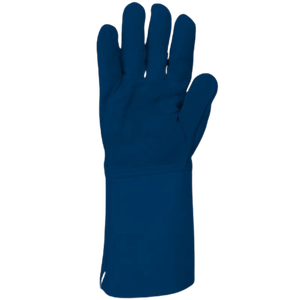 ถุงมือเชื่อมหนังวัวคุณภาพพรีเมียม ทนทาน ป้องกันเปลวไฟ สำหรับงานก่อสร้างและอุตสาหกรรม - Product Image 4