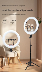 Dia 45cm 18inch 36W Led Selfie Ring Light 18inch Big Size Lash Lamp 2700-7000K With USB Charging Light Ring - Product Image 2