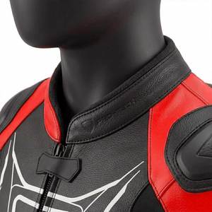 Combinaison de moto en cuir pour adultes, été, imprimée, respirante, manches longues, personnalisable, protection unisexe 360g, OEM/ODM sur mesure - Product Image 4