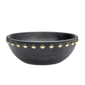 Nouveau Bol de Service en Bois Coloré Style Antique Écologique Moderne, Bol Décoratif en Bois Frais, Bol à Aliments, Bol à Fruits en Bois - Product Image 1