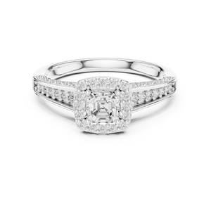 Anillo de Aniversario Solitario con Diamante Cultivado en Laboratorio, Redondo, en Oro Amarillo de 14K |   Diamante Cultivado Nuevo - Product Image 2