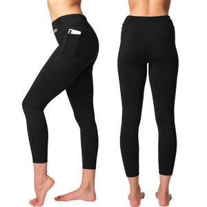 Leggings Deportivos de Cintura Alta, Transpirables, Tejidos, con Logotipo Personalizado, Suaves, Elásticos en Cuatro Direcciones, para Gimnasio, Fitness y Yoga - Product Image 3