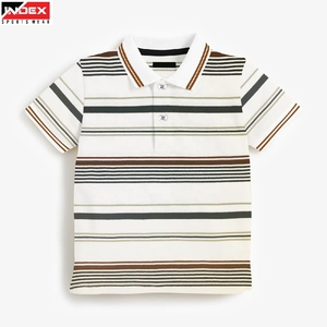 Camiseta polo infantil asequible, de algodón suave y transpirable, con diseño elegante y cómodo para niños y niñas, ropa de verano. - Product Image 1