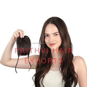 Extensions de cheveux Remy Premium Blonde platine avec accessoire à 2 clips - Product Image 3