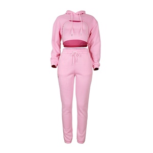 Econex Sports 2025 Ensemble de jogging et sweat à capuche décontracté et tendance pour femmes Survêtements d'hiver confortables - Product Image 4