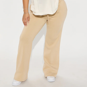 Wide Leg Sweatpants High Waist Drawstring Lounge <b>Pants</b> Ladies Loose Fit Fleece Sweatpants Casual Wide Leg Joggers Women - Product Image 5