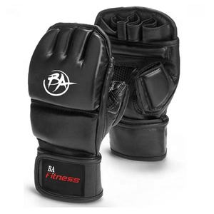 Sac de frappe MMA Muay Thai en cuir avec gants de boxe de combat pour l'entraînement aux arts martiaux - Product Image 1