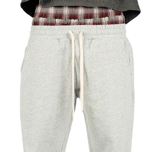 Pantalones de hombre de forro polar de doble cintura, holgados, casuales, de corte suelto, estilo acampanado, streetwear, hechos en Pakistán, ¡los más vendidos! - Product Image 6