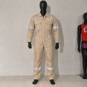 Overoles de Trabajo MANGOES FASHION 100% Algodón, Resistentes al Fuego, Certificación CE/EU, Alta Visibilidad, Color Naranja Reflectante - Product Image 4