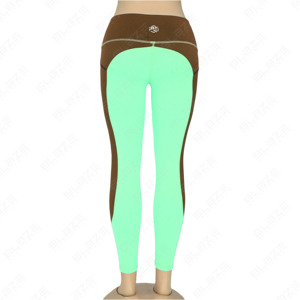 Haute qualité taille élastique Spandex Nylon taille haute Leggings Leggings pour femmes Gym taille élastique Yoga Leggings - Product Image 3