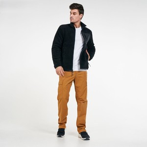 Affordable Price 100% Comfortable Sherpa Fleece Lined <b>Jackets</b> Outdoor Wear Regular Fit Solid Black Color Fleece <b>Jackets</b> For Sale - Product Image 3