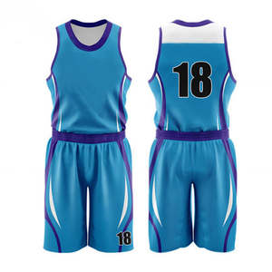 Best Quality Sleeveless Quick Dry Basketball Jersey for Adult <b>Men</b> Sublimated Polyester/Nylon Material Team Name Pattern - Product Image 3