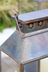 2026 <b>Spring</b> Collection Antique Burnish Large Metal Candle Holder Lanterns with Toughened Glass - Product Image 5