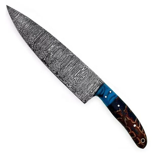 LEGACY BLADES Professional Damascus <b>Kitchen</b> <b>Knife</b> Razor <b>Sharp</b> Hand Forged Resin Handle Custom Logo OEM Factory - Product Image 1