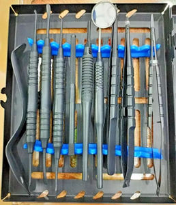 Kit de chirurgie buccale de qualité supérieure avec revêtement micro-céramique, instruments de greffe de tissus mous et de microchirurgie parodontale, certifié CE ISO - Product Image 4
