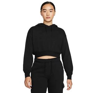 เสื้อฮู้ดครอปบุซับในคุณภาพพรีเมียมแบบใหม่สำหรับผู้หญิง ใส่ได้ในฤดูหนาว ดีไซน์ทันสมัย สไตล์ลำลอง สตรีทแวร์ ระบายอากาศได้ดี รับออกแบบโลโก้ตามสั่ง - Product Image 1