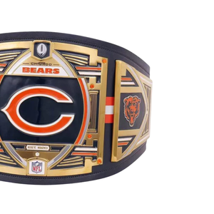 Ceinture de championnat NFL des Chicago Bears personnalisable, ceinture sportive de haute qualité or et noir, ceinture de champion personnalisée, ceinture de collection - Product Image 4