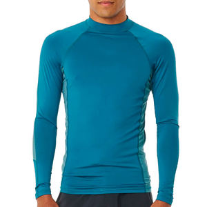 Camiseta de compresión de manga larga para hombre, capa base, ligera, de secado rápido, para correr, deporte, fitness. - Product Image 1