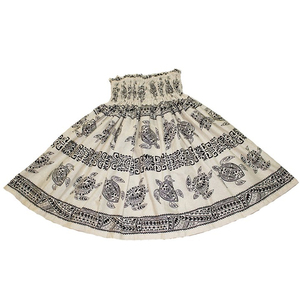 Vestido Maxi Floral Bordado Hawaiano de Otoño para Mujer, Vestido Informal Ligero de Algodón 100% para Vacaciones en la Playa o en una Isla Tropical - Product Image 2