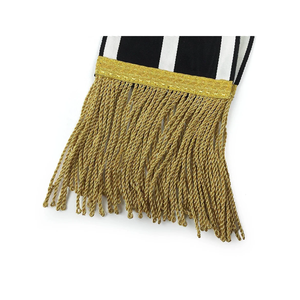 Écharpe de cérémonie maçonnique, écharpe des Chevaliers Templiers, ruban moiré blanc et noir de 4 pouces de large, vente en gros d'écharpes maçonniques - Product Image 5