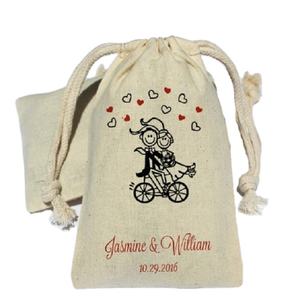 Wholesale Cotton Muslin Bag with Printing <b>Eco</b> Friendly Cotton Cosmetic Bags Cosmetic Bags - Product Image 1
