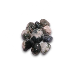 Premium <b>Tree</b> Agate Tumbled Stones Natural Polished Healing <b>Crystal</b> Gemstone Pocket Stone Wholesale Bulk Supplier Exporter - Product Image 1