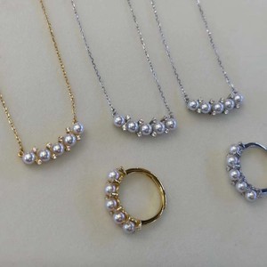 Collier de perles d'eau douce naturelles 4-5 mm, chaîne de clavicule en argent S925, sans défaut, petit modèle, sans défaut, souriant - Product Image 2