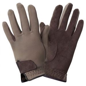 Guantes de Cuero Completos, Resistentes al Viento, con Cierre de Gancho y Bucle, Palma Antideslizante, para Verano, Unisex, para Montar - Product Image 1